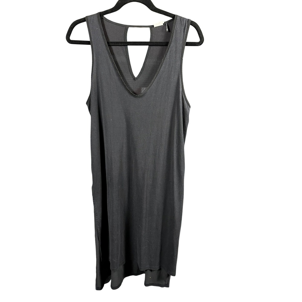 Anthropologie Akemi & Kim High Low Slit Tunic Size Medium Modern Minimalist Chic